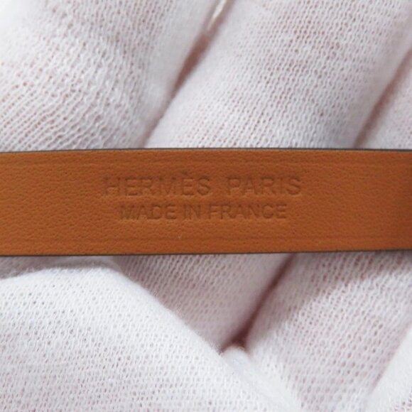 HERMES Double Tour Bracelet Size T2 Swift Leather Black - Picture 6 of 10